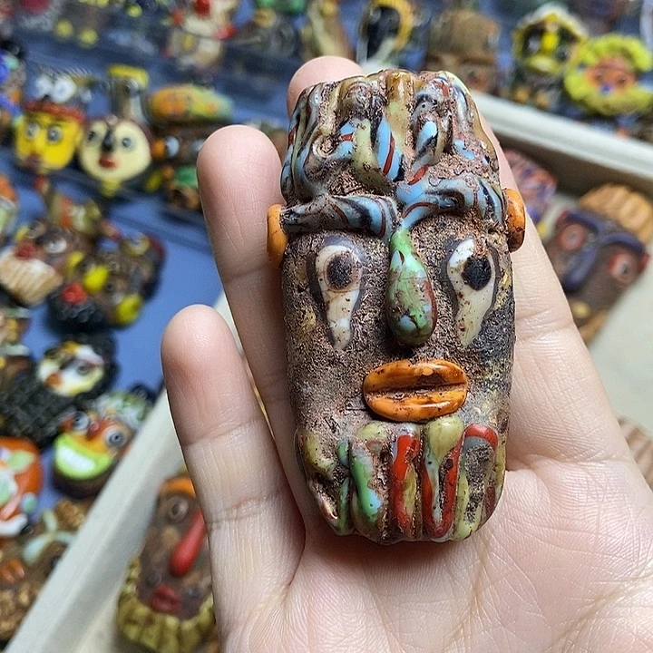 颈饰琉璃小哭包老娃028