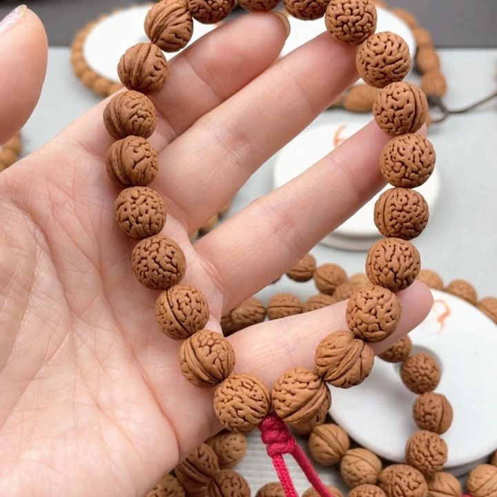 用***5手串/手链核桃12尺寸野生桃核手持