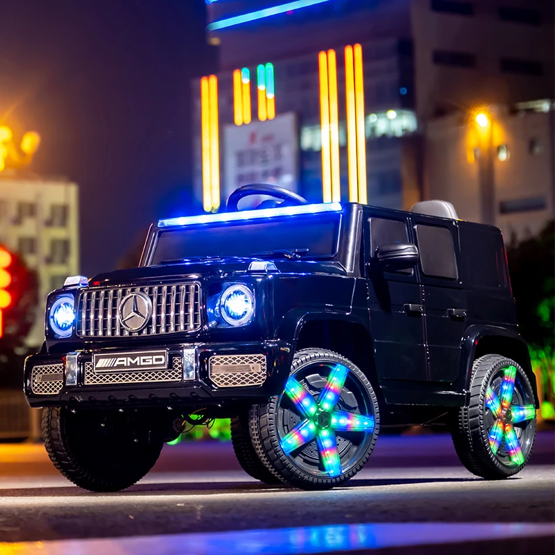 奔驰四轮儿童电动车遥控音乐动力强商务男女儿童电动车四轮汽车