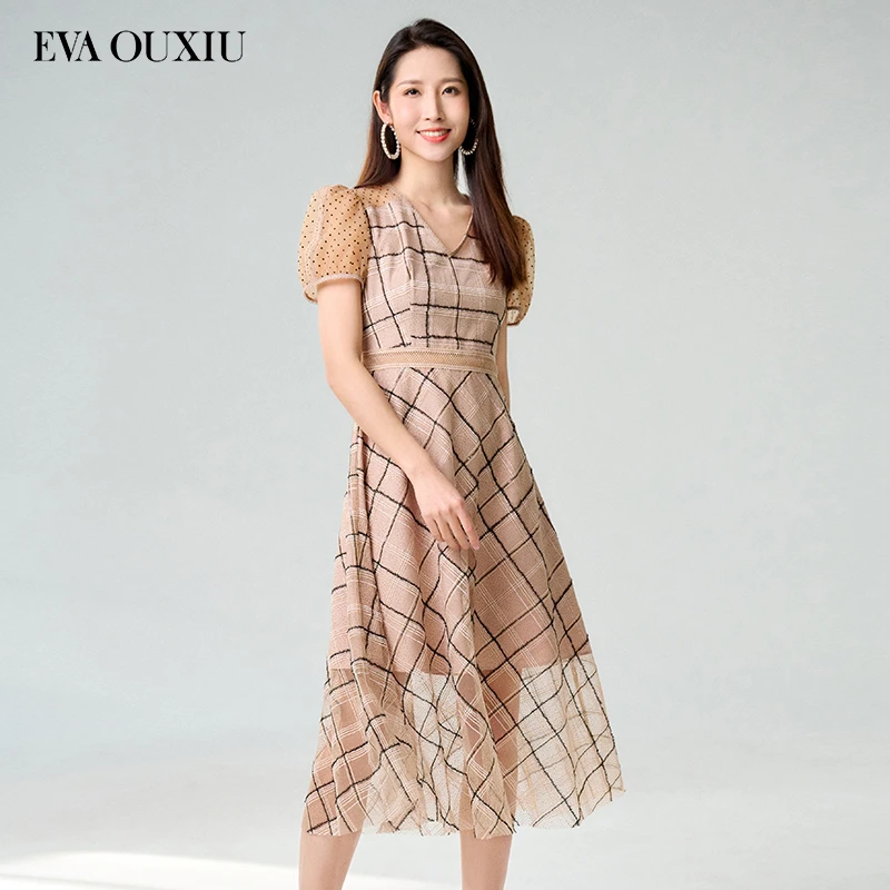 【小云总】EVA OUXIU/伊华欧秀连衣裙32KAQ3089