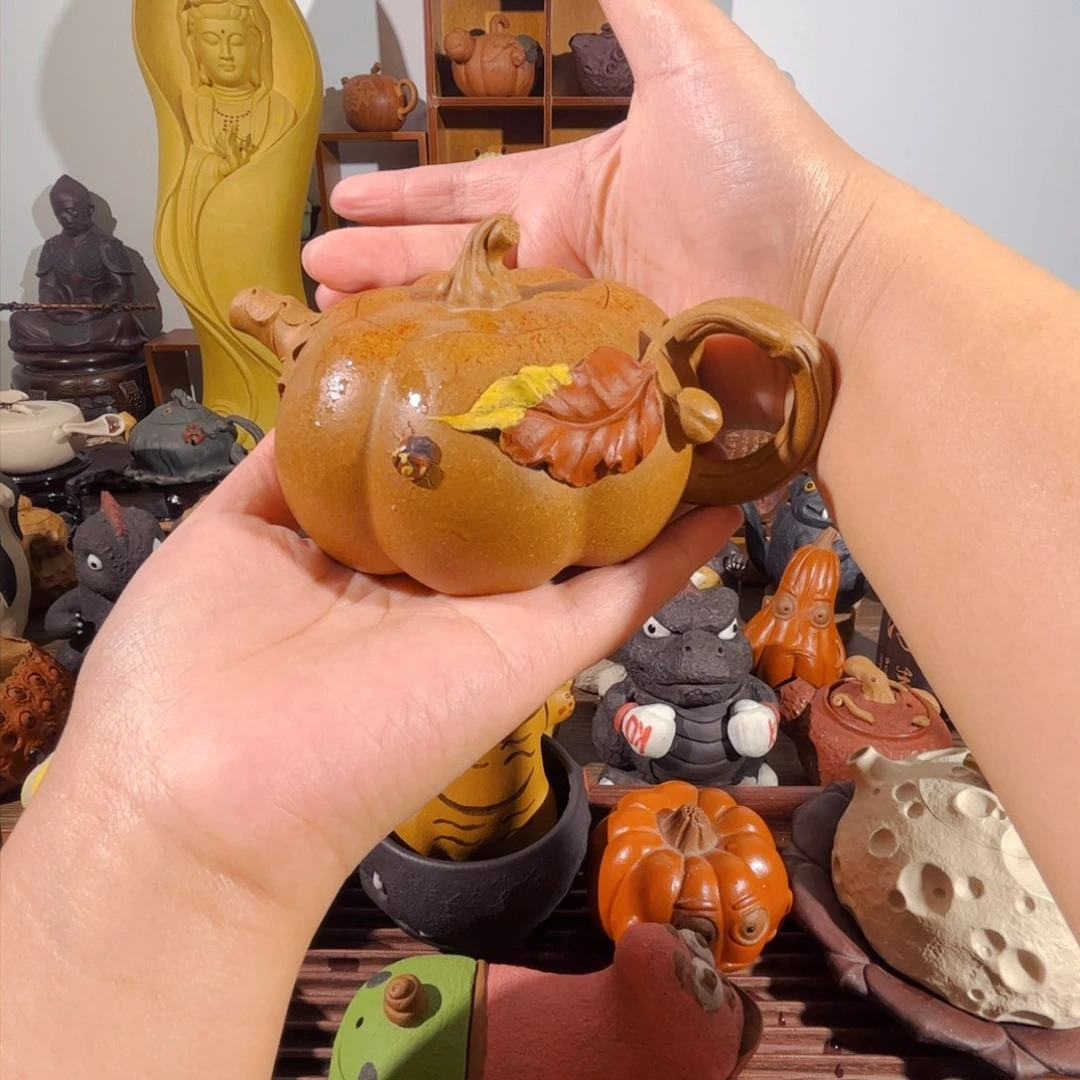 紫砂茶壶纯手工制作过程非常