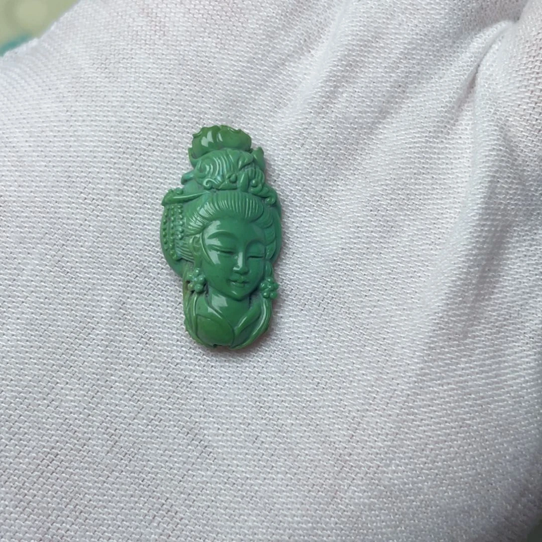 未镶嵌绿松石吊坠(不含链)
