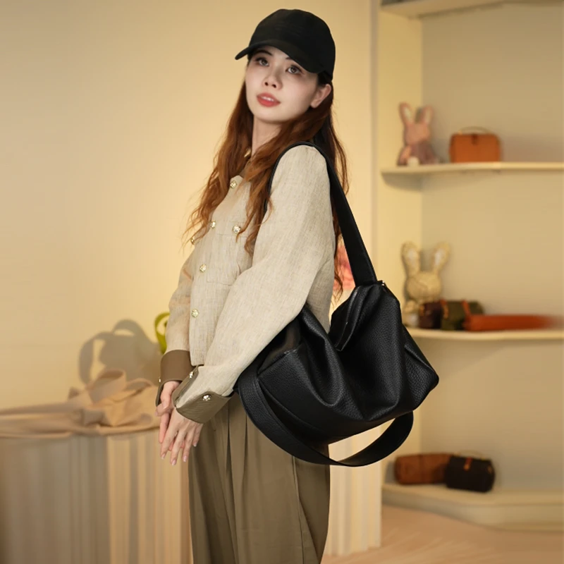 轻便腋下包大容量旅行时尚休闲单肩斜挎包上班出门礼物托特包女士