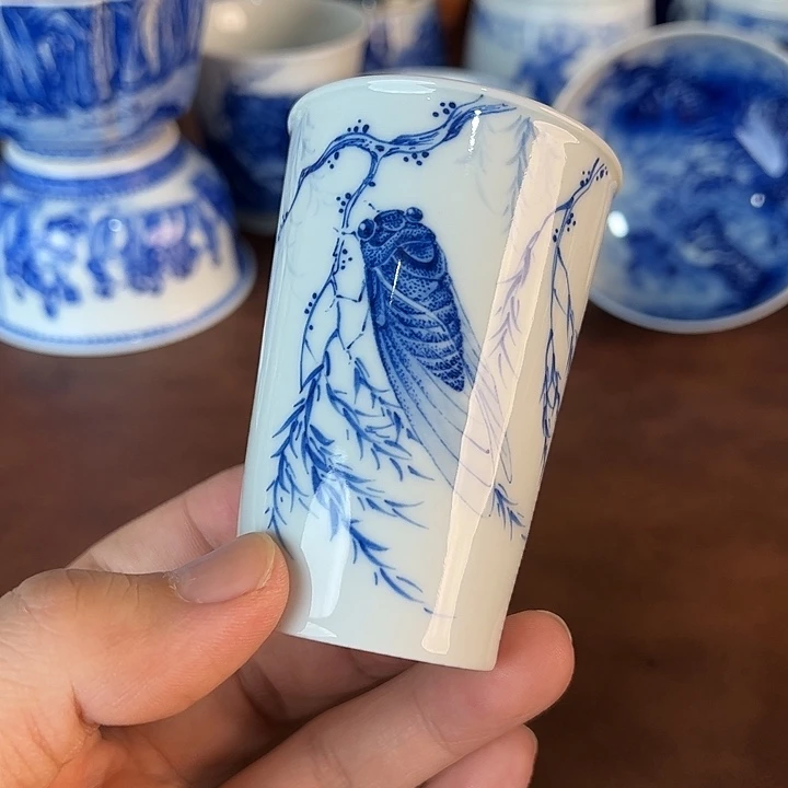 瓷片景德镇全手工手绘陶瓷
