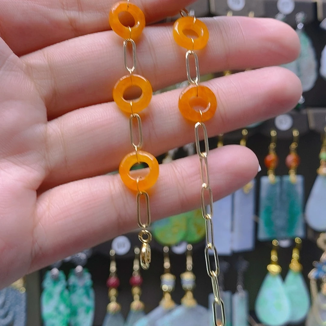 未镶嵌翡翠耳饰翡翠