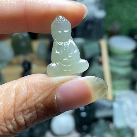 未镶嵌和田玉（糖玉）珠宝半成品