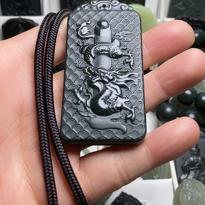和田玉（青玉）未镶嵌颈饰