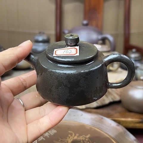 戬谷龙窑柴烧茶壶162