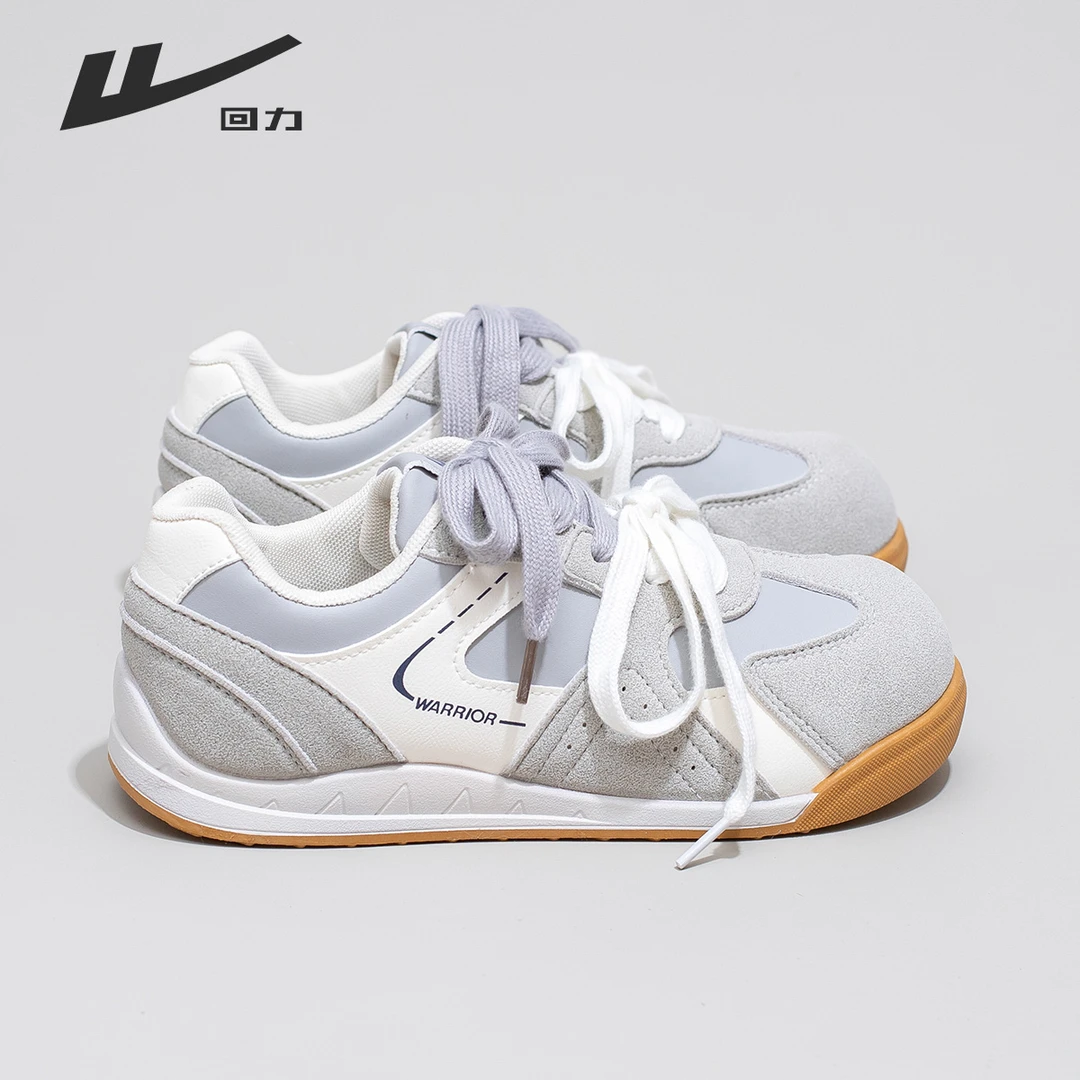 回力2025女秋季休闲小众时尚防滑校园风百搭轻便软底学生棉小白鞋