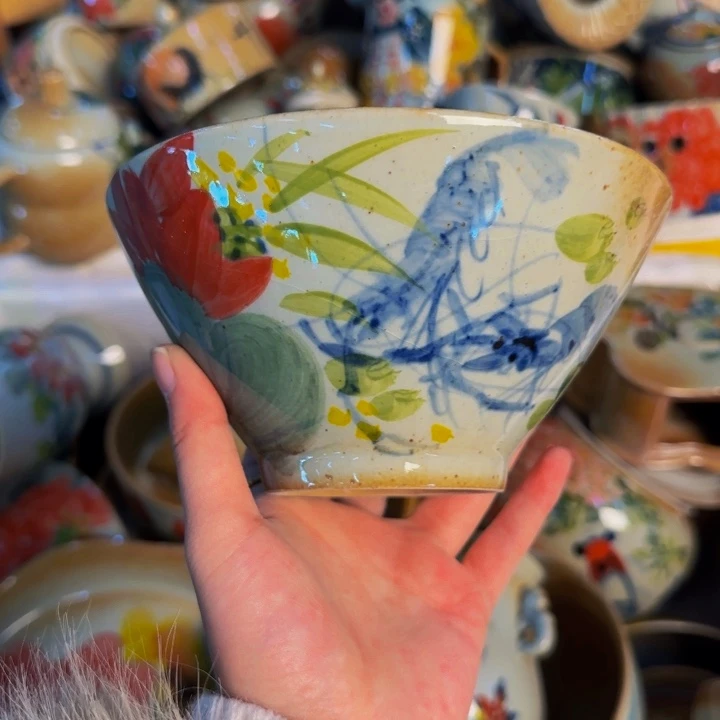 瓷片景德镇陶瓷手工手绘