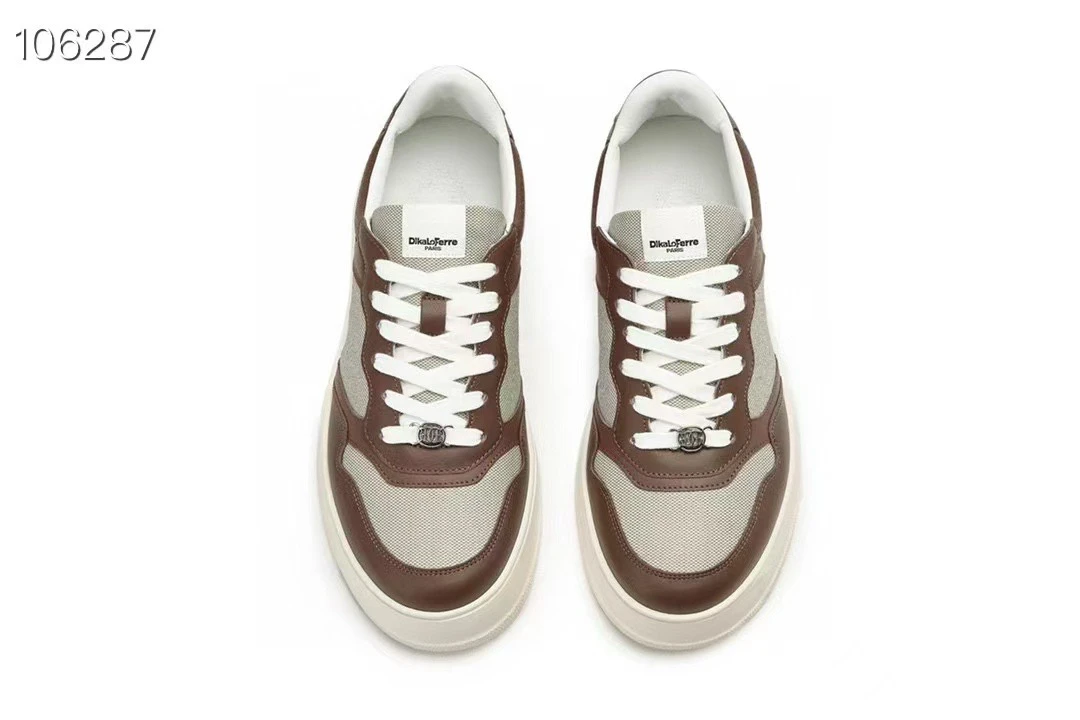 正品迪卡里奥男士休闲鞋6XZ1007春夏新款男士商务透气拼皮休闲鞋