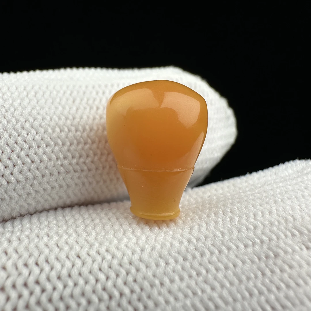 Z3985天然原矿蜜蜡 三通9.2*13mm支持复检假一罚十