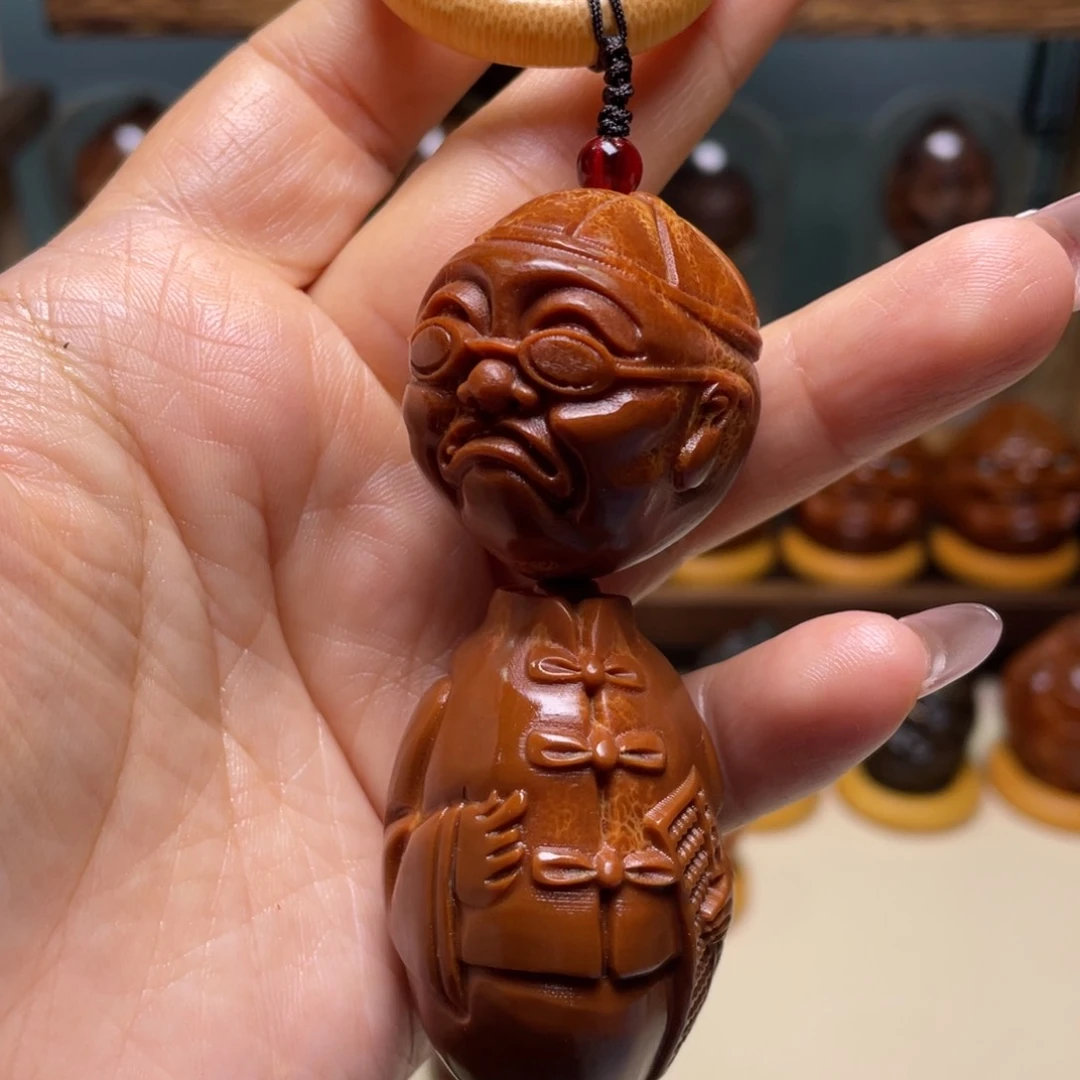 佛螺菩提吊坠账房先生手把