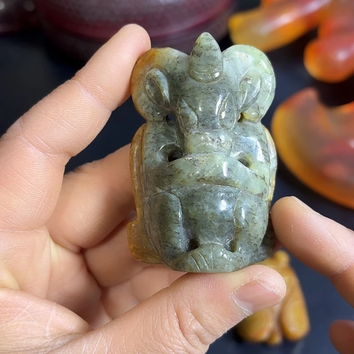 把件白玉菩提一个一个