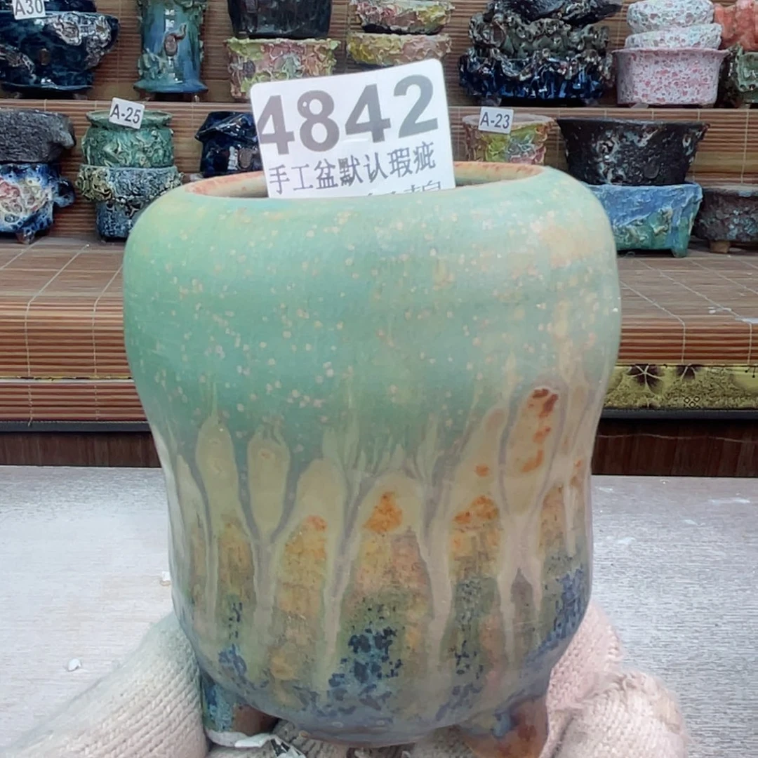 景德镇陶瓷艺术罐，全手工制作瑕疵