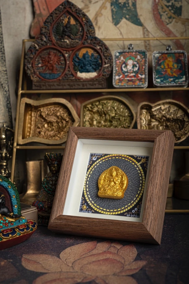 【宜室宜家】绿度母 擦擦 桌摆家居装饰摆件