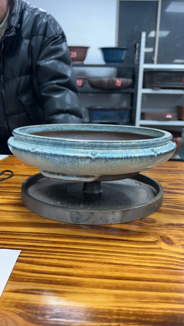 宜兴王兵紫砂高温还原盆