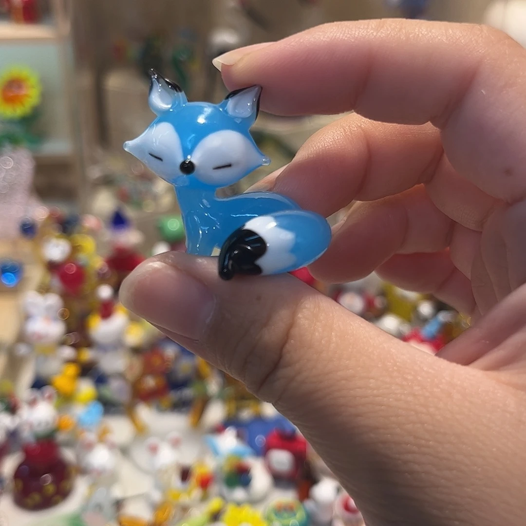 琉璃手工艺品狐狸