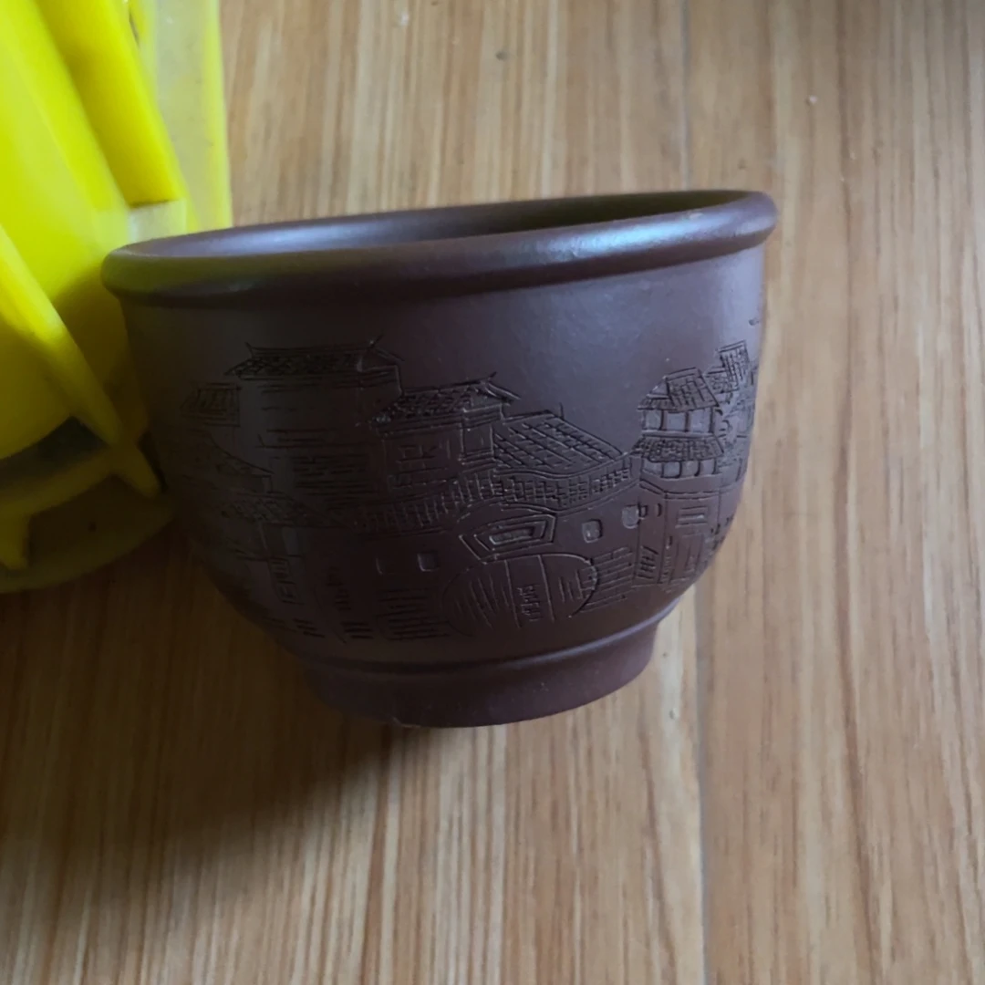 茶壶底槽青紫砂艺术作品