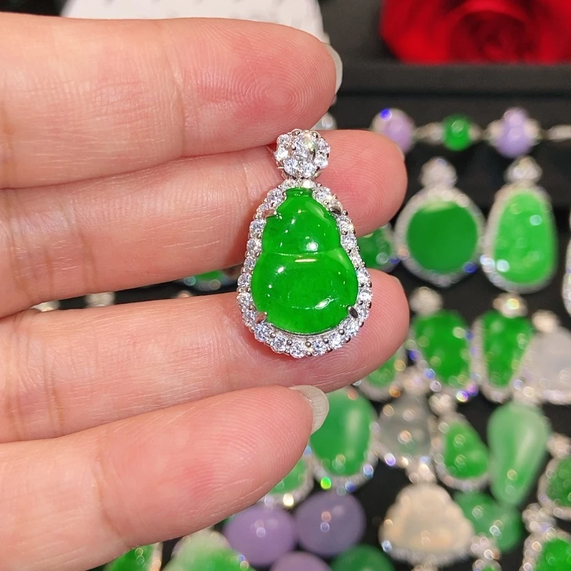 【闪购商品】颈饰未镶嵌翡翠天然翡翠