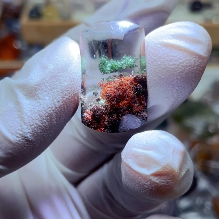 未镶嵌颈饰水晶幽灵方牌
