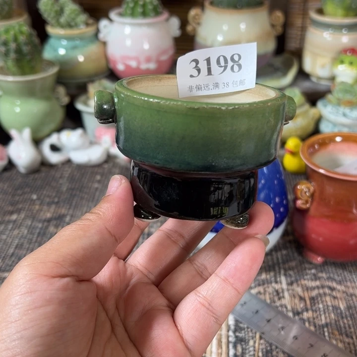 口6 手工花盆满30包邮