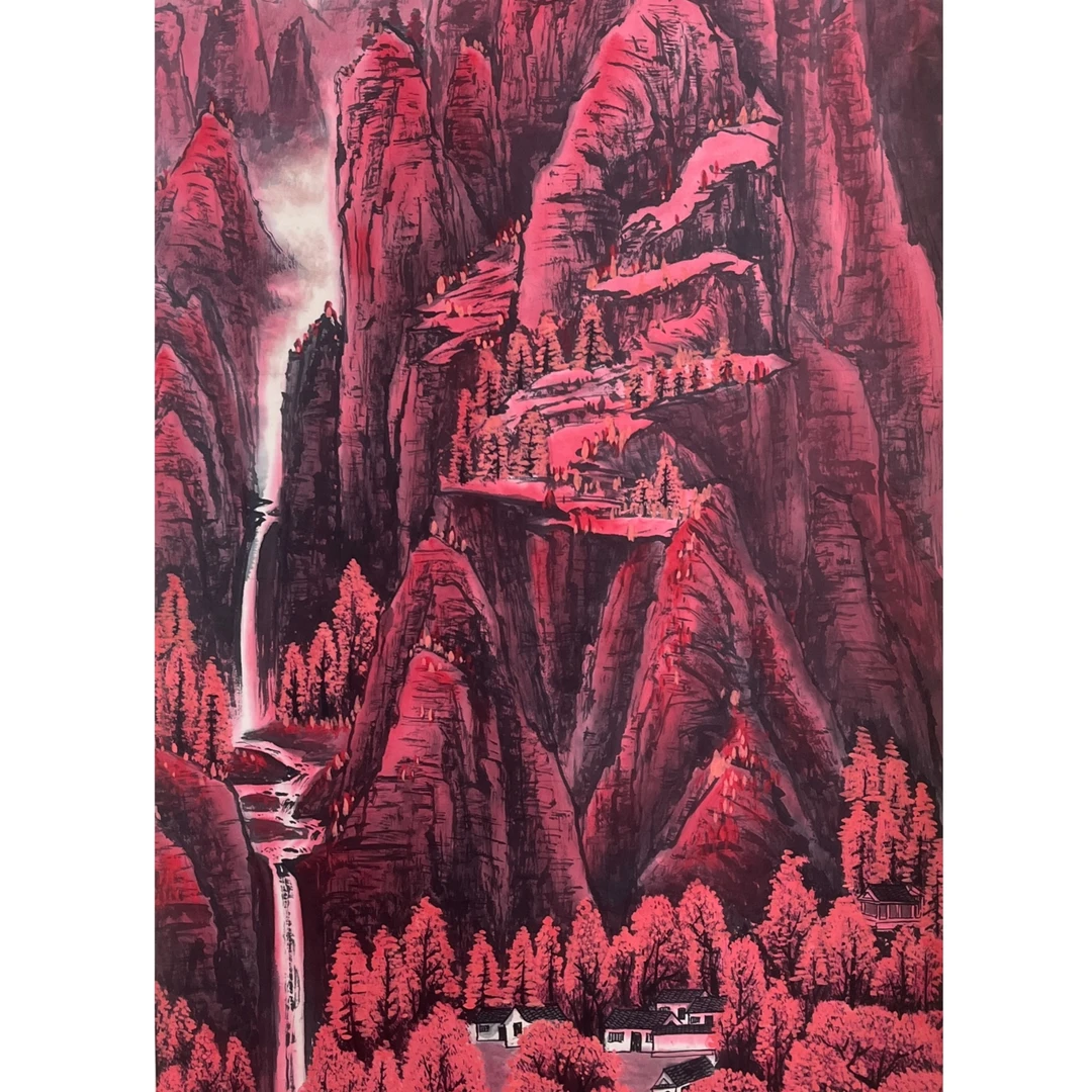 Lot 1852 万山红遍图 136cm*68cm