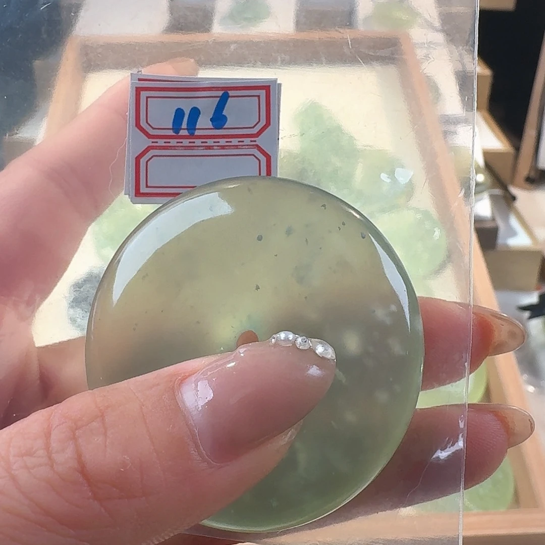 蛇纹石玉合金颈饰精美礼品