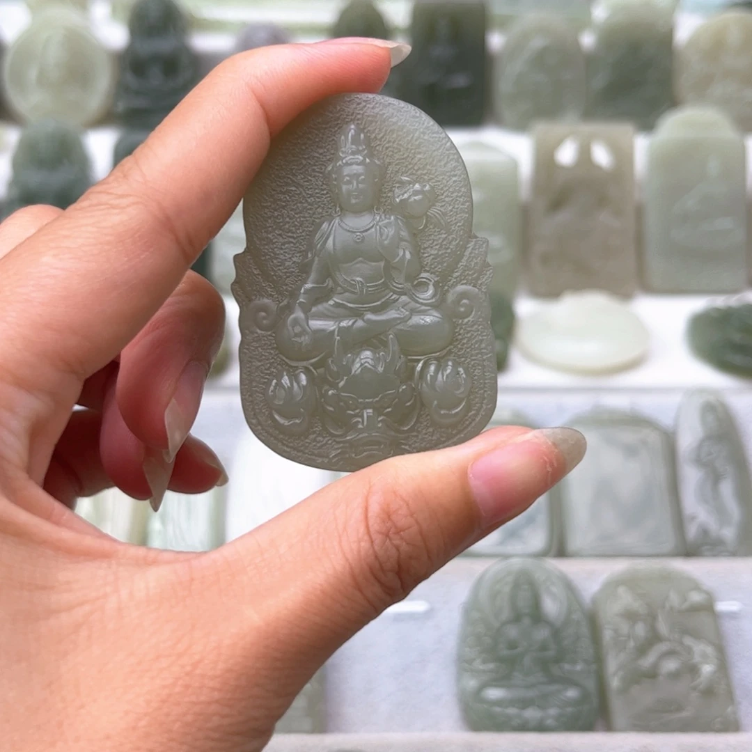 富***龙和田玉未镶嵌颈饰