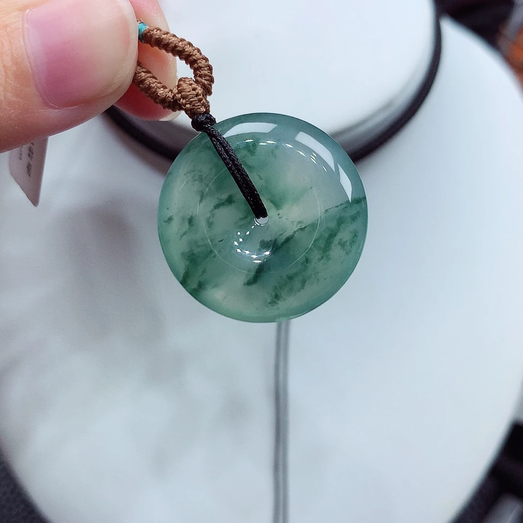 翡翠未镶嵌颈饰翡翠108，24.2/6