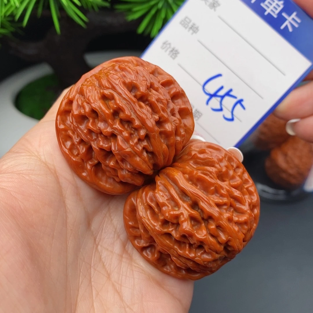 文玩核桃把件42四座楼455