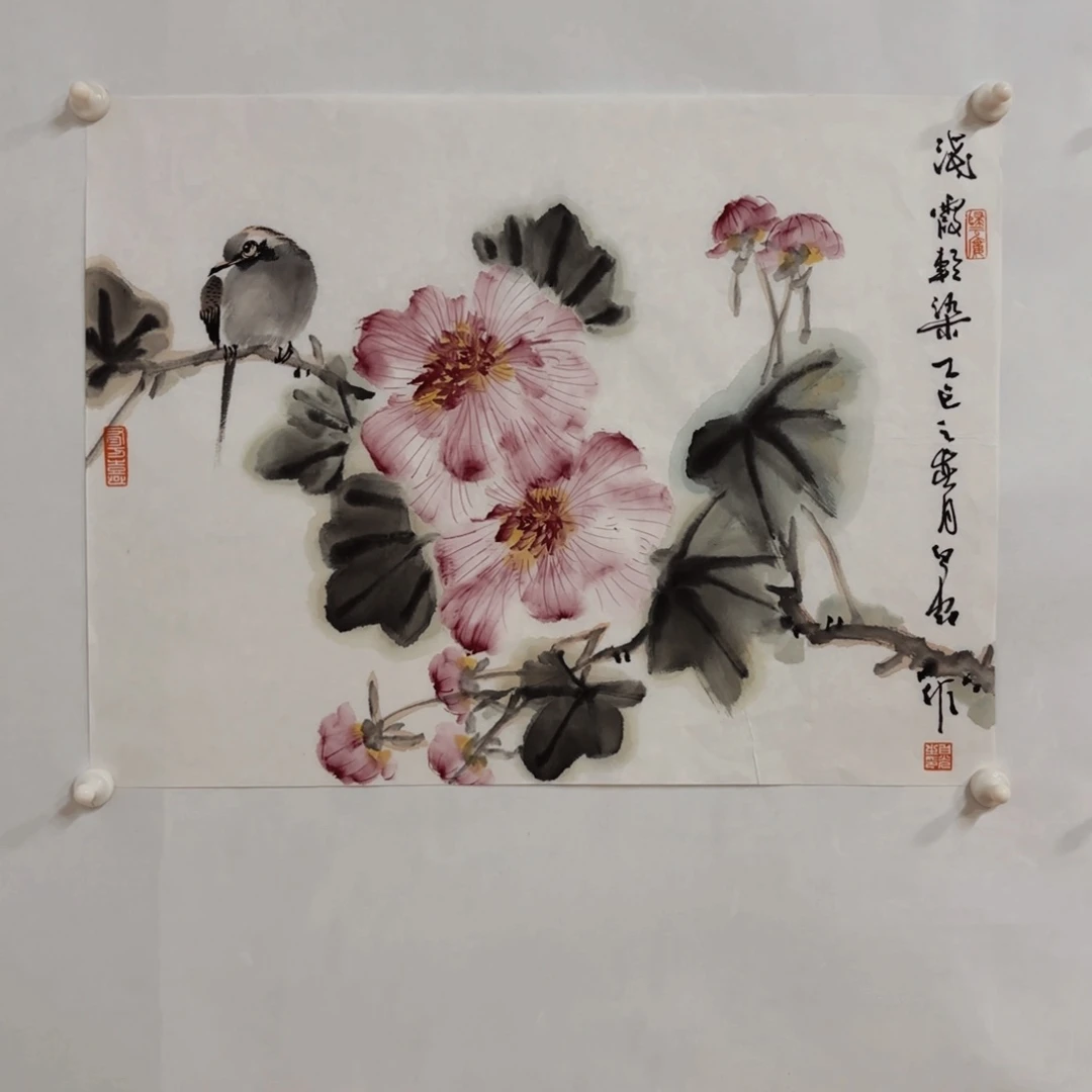 国画活*白光健健康康快快乐乐了