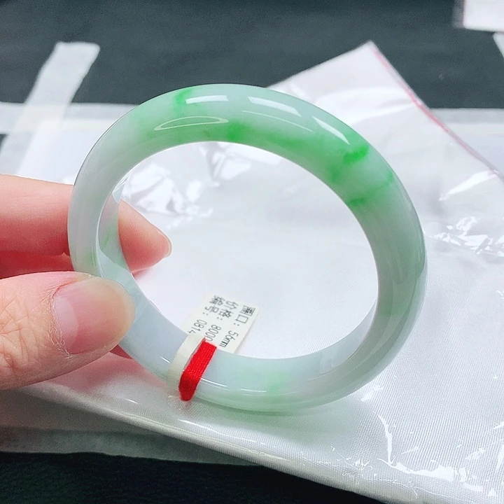 翡翠未镶嵌手镯手镯56