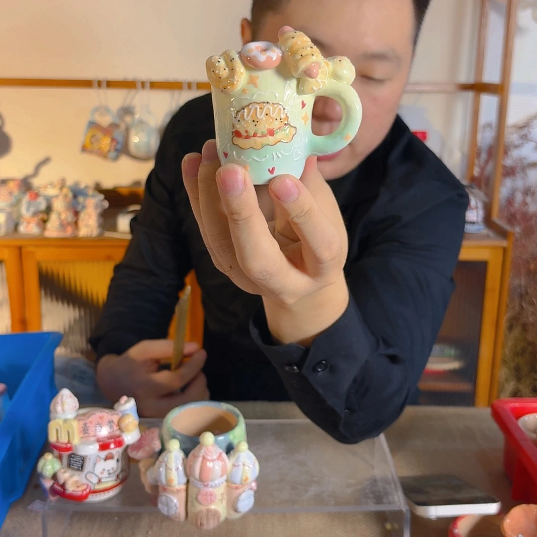 老梧家的手工多肉花盆