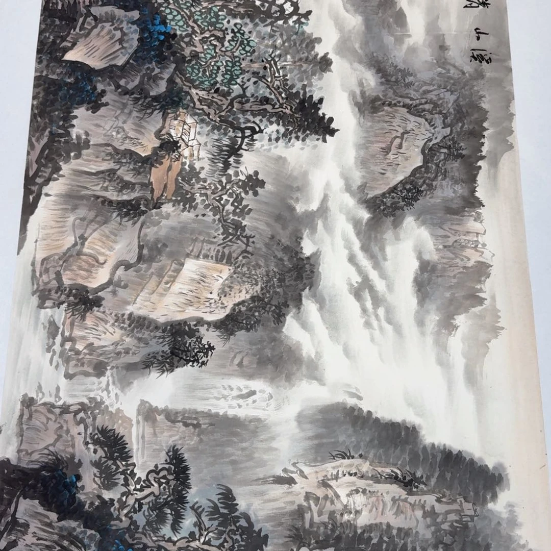 国画国画作品山水花鸟纯手绘