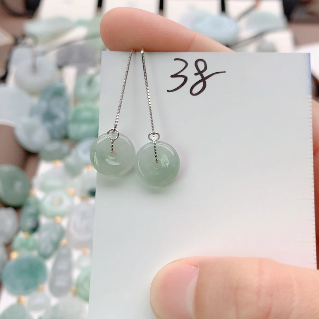 翡翠银S925镶嵌颈饰吊坠