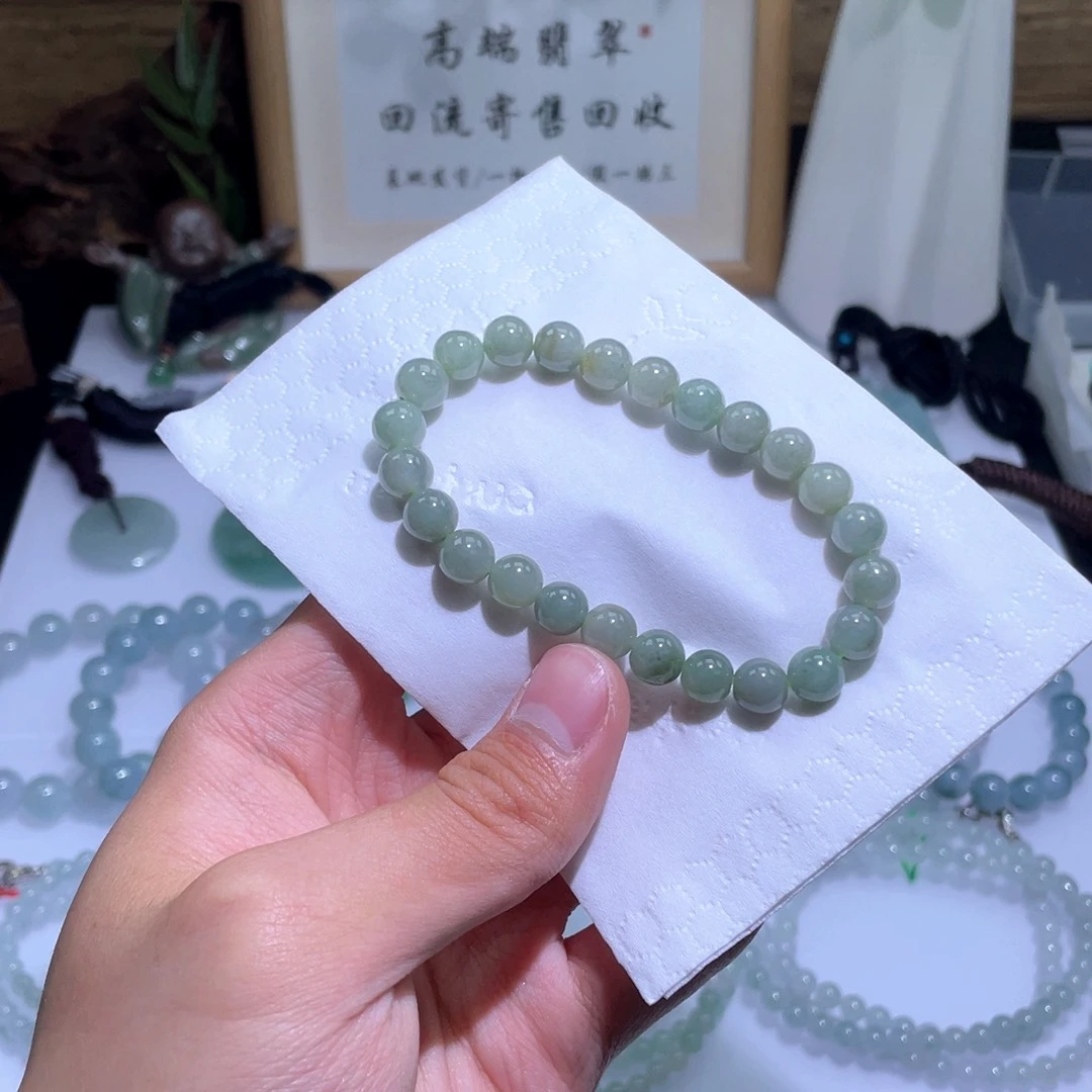 翡翠未镶嵌颈饰手串17