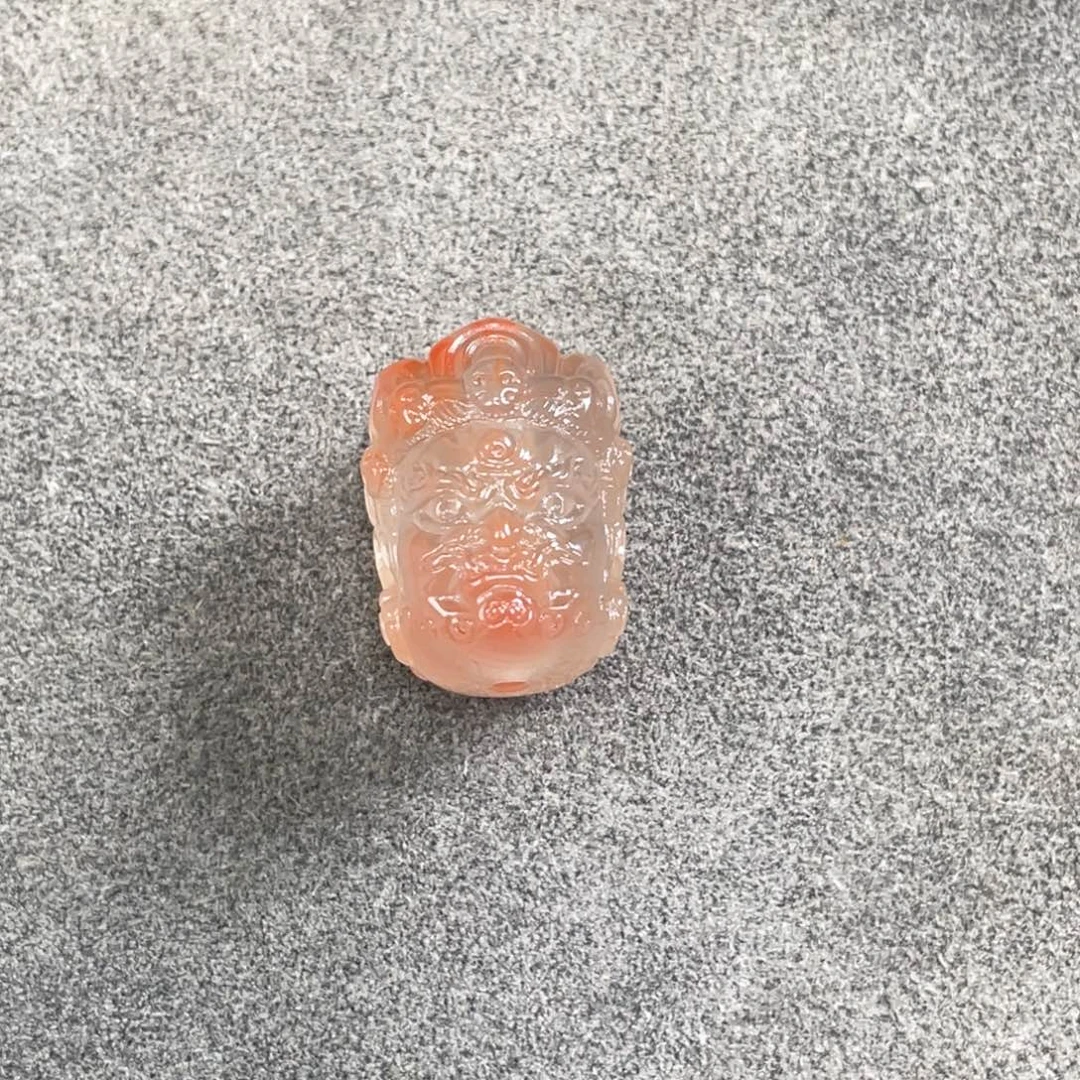 南红玛瑙未镶嵌黄财神头