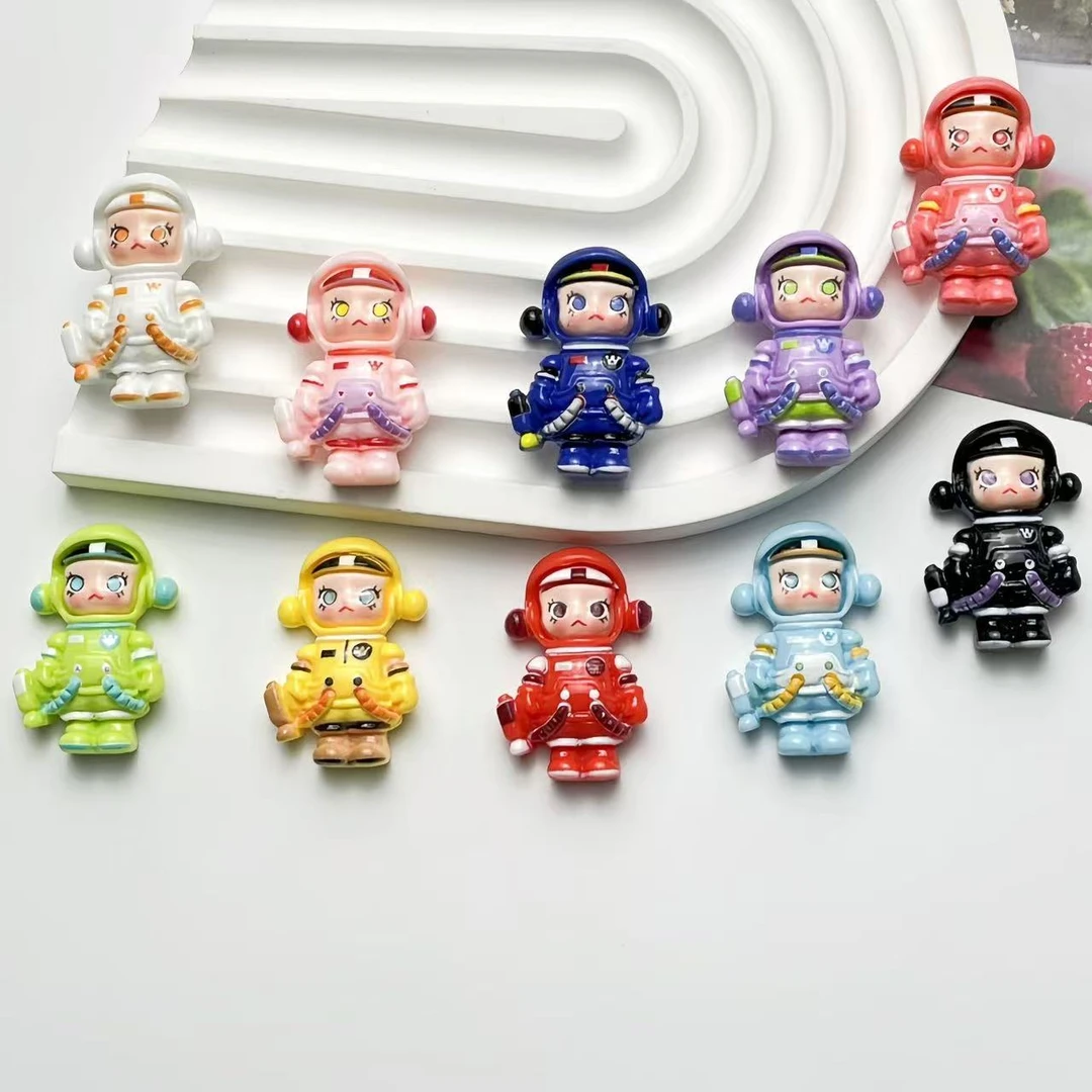 【直播现拆】九宫格 宇航员茉莉 树脂diy饰品配件冰箱贴小摆件