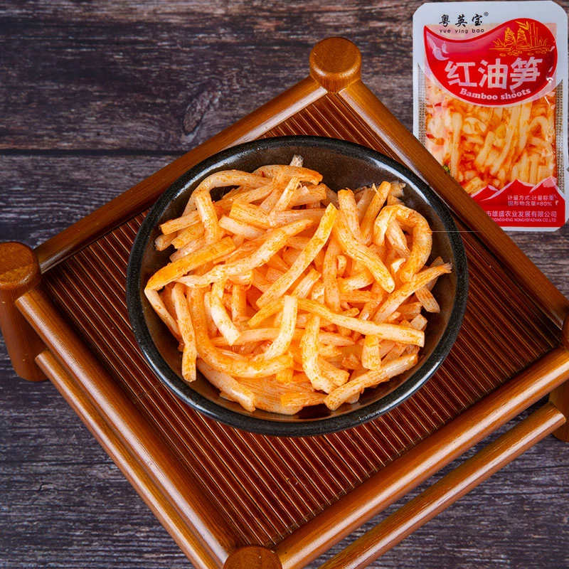 开袋即食笋香辣红油脆笋鲜嫩脆爽解馋网红办公室小零食 约25克