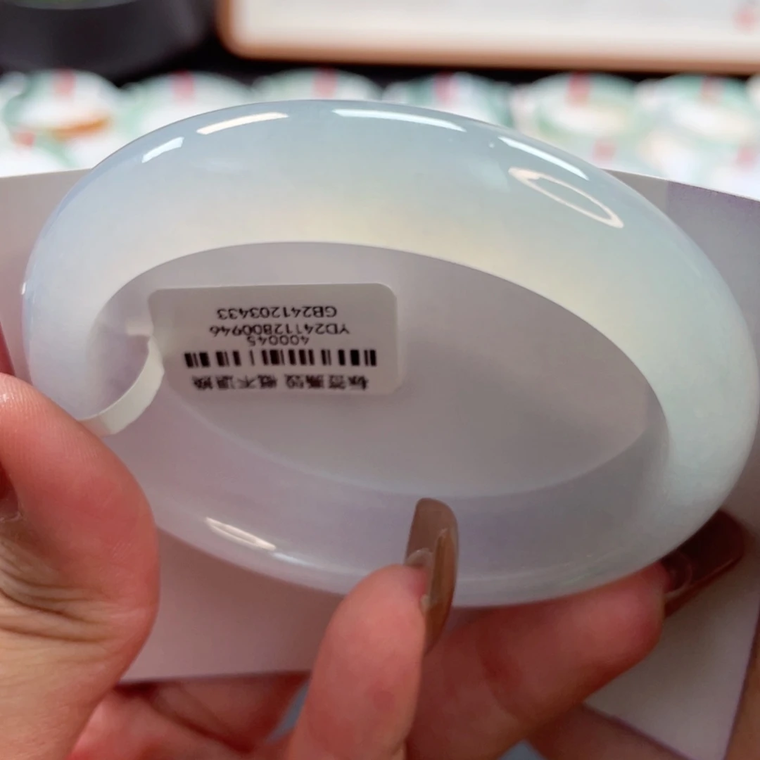 【闪购商品】翡翠手镯未镶嵌冰种起光小冰晴贵妃53+，16号