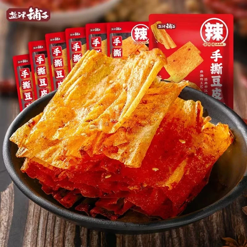 【个人单】大牌盐津铺子手撕豆皮麻辣网红