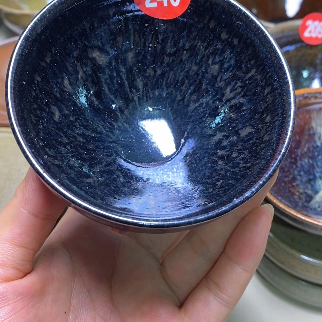 茶盏鬼**翘龙窑柴烧茶盏现代