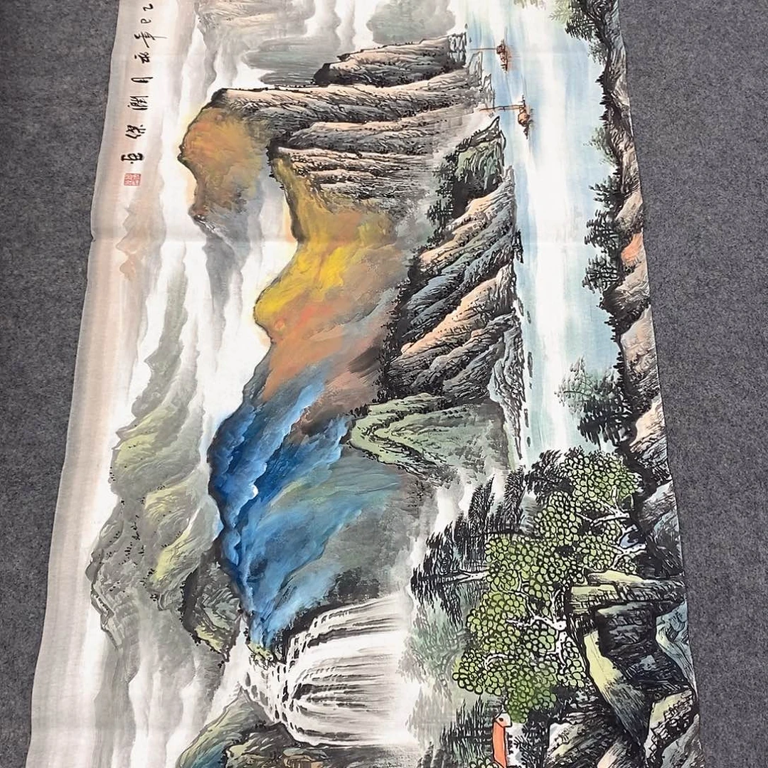 国画国画手绘作品