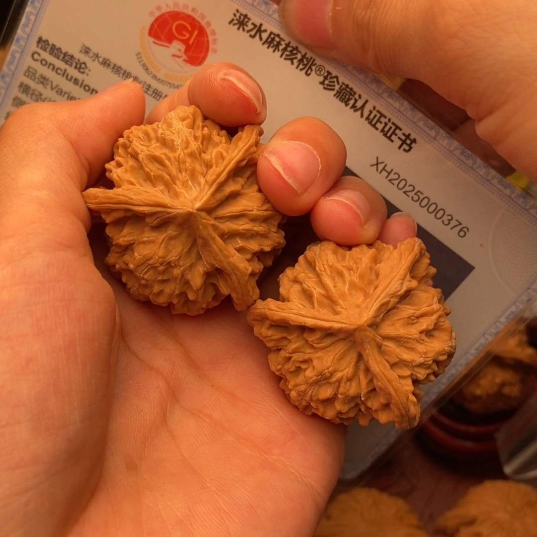 文玩核桃把件盘山奔40