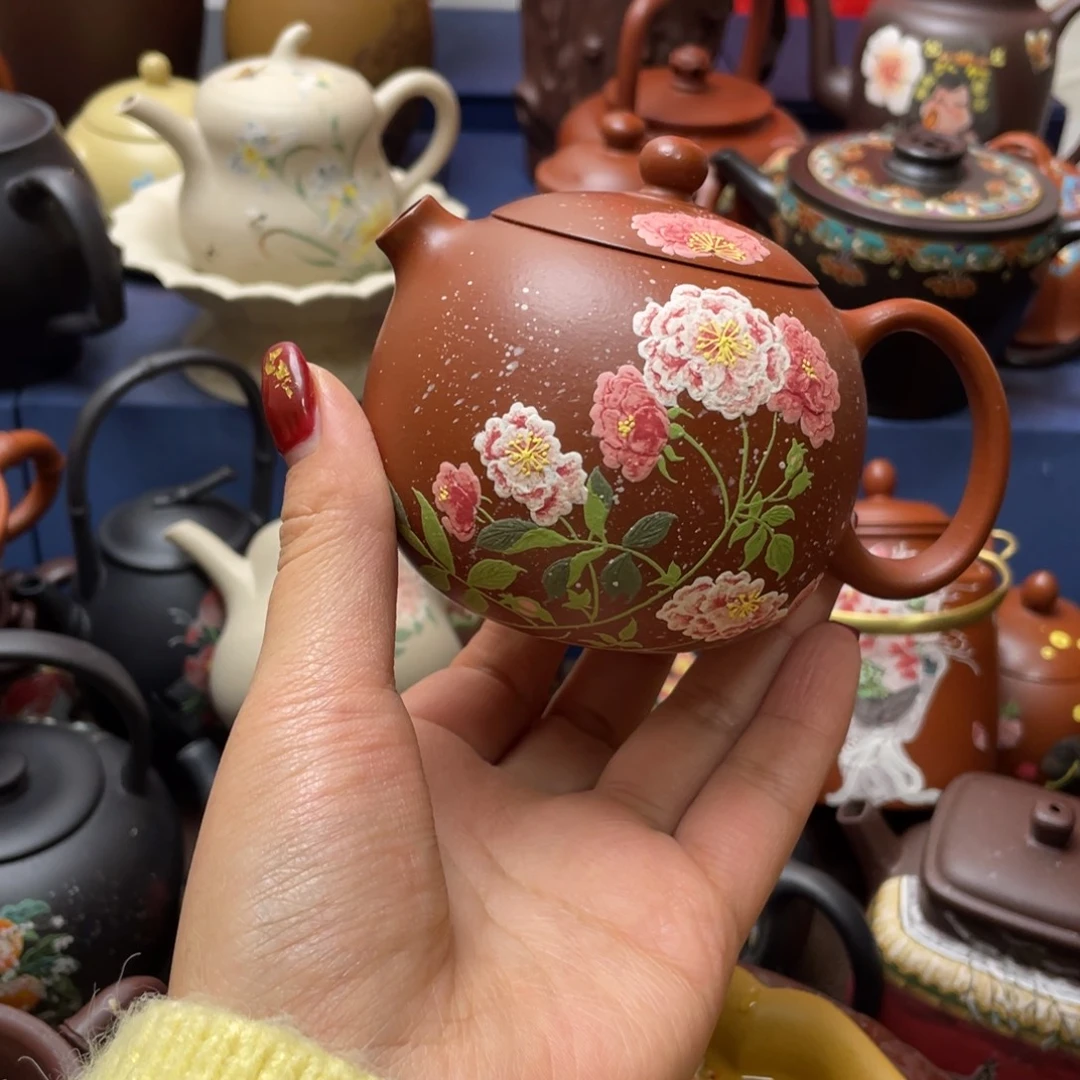 明***心茶杯紫砂紫砂主人杯200cc