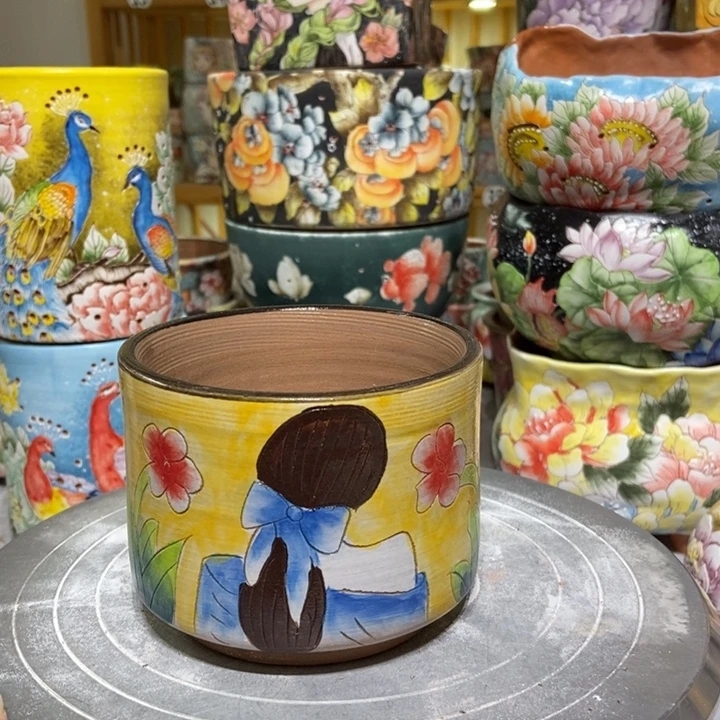 景德镇艺术手绘作品