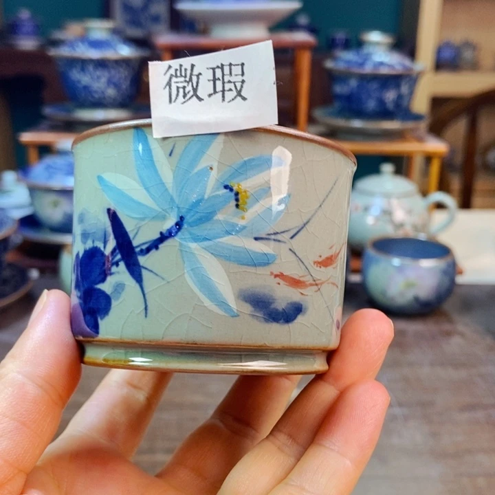 瓷片手工制作工艺精湛等