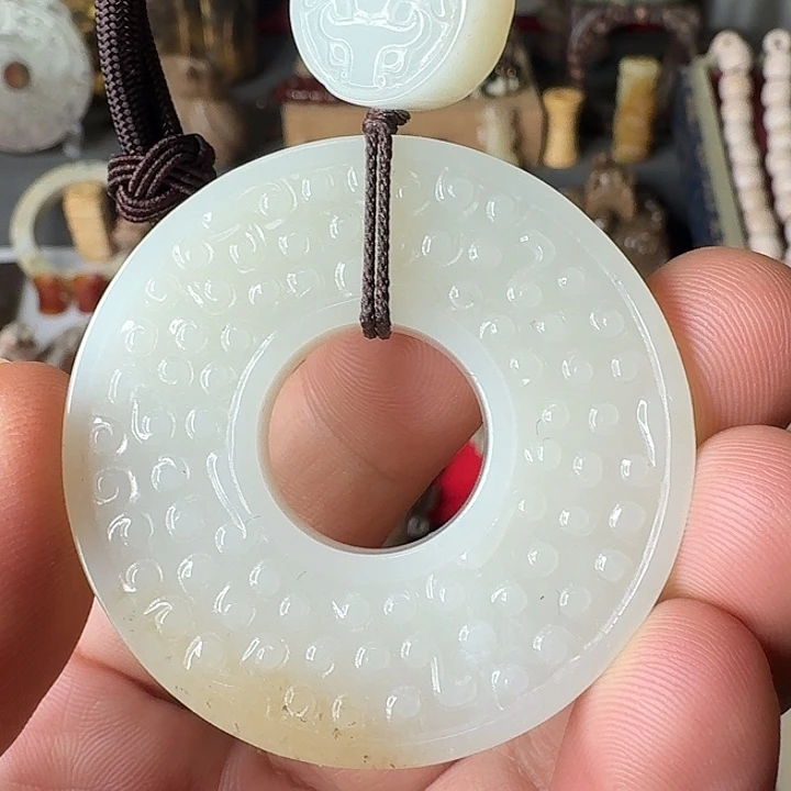 和田玉（糖玉）未镶嵌挂件和田把件把件佩戴