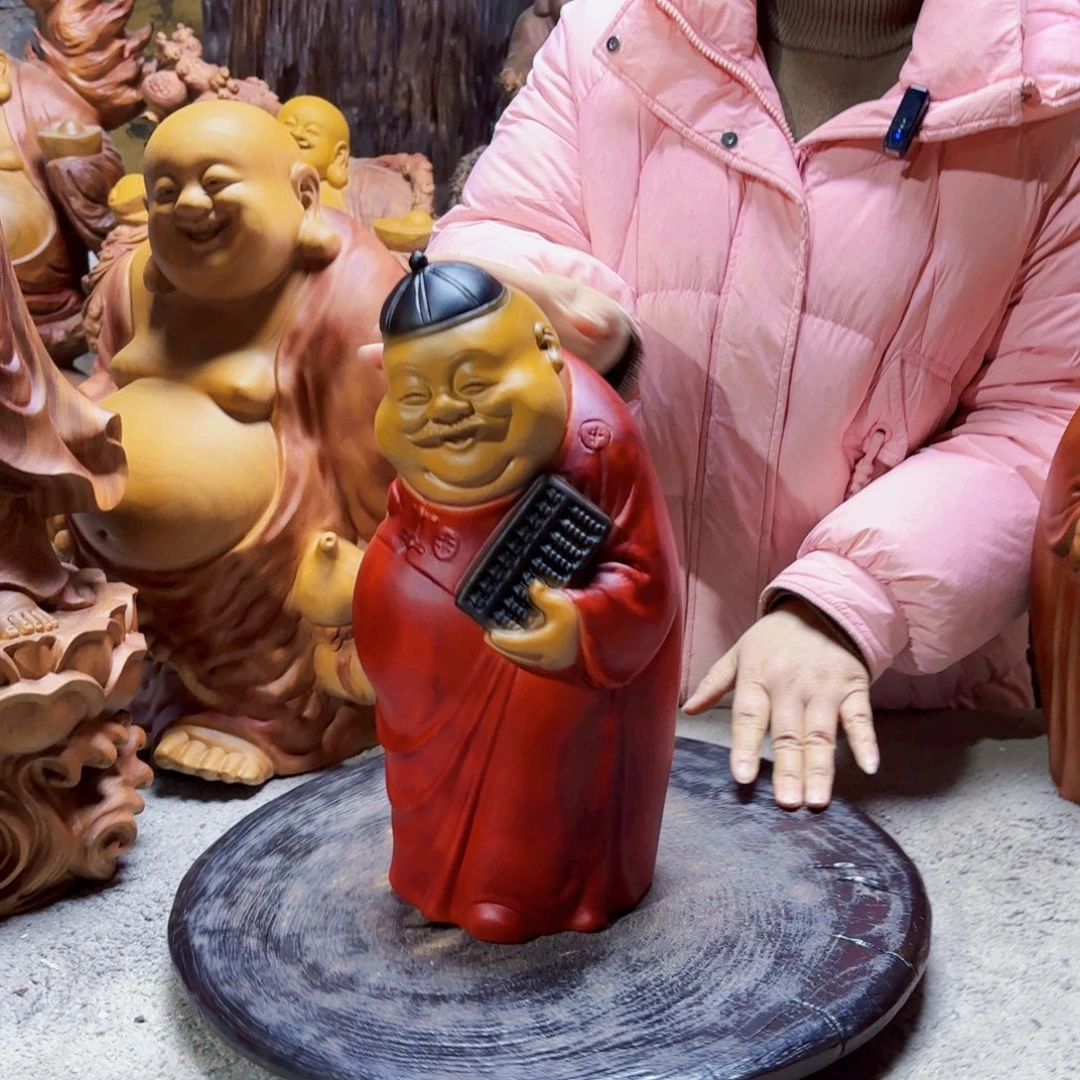 九***：香樟木算盘地主公大件